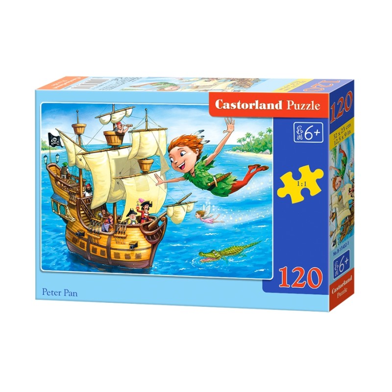 PUZZLE 120 el. classic 6+ PIOTRUŚ PAN CASTORLAND