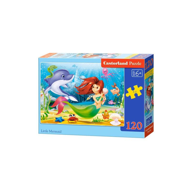 Puzzle 120 elementów Little Mermaid 13210 Castorland