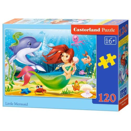 Puzzle 120 elementów Little Mermaid 13210 Castorland