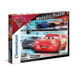 Puzzle 104 el. SuperColor Metallic Cars 3 GXP590852 Clementoni