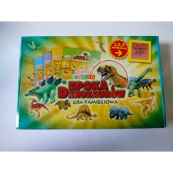 Gra Pamięciowa Epoka Dinozaurów Animacje 3D Memo Bingo