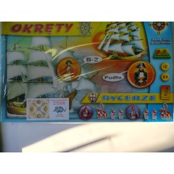 2 Gry Strategiczne Okręty, Rycerze + Mini Chińczyk