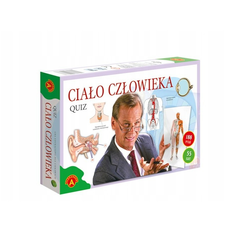 Gra planszowa Quiz Ciało Człowieka Alexander
