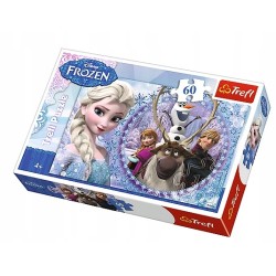 King puzzle 60 - Kraina Lodu - Disney Frozen - 22 x 33 cm - 4+ Trefl