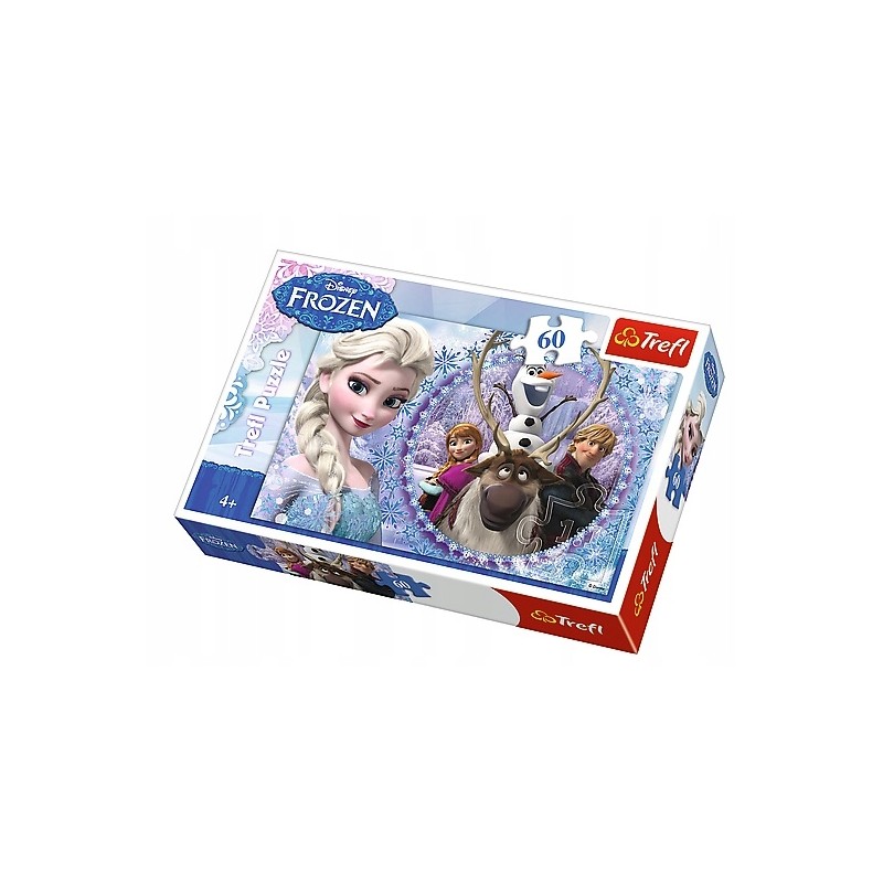 King puzzle 60 - Kraina Lodu - Disney Frozen - 22 x 33 cm - 4+ Trefl