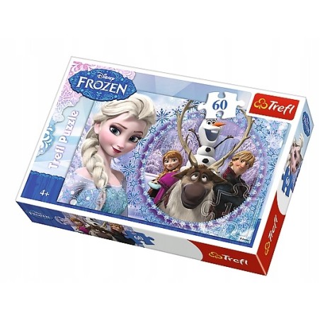 King puzzle 60 - Kraina Lodu - Disney Frozen - 22 x 33 cm - 4+ Trefl