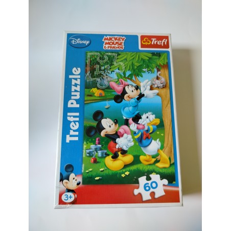Puzzle Myszka Miki i Przyjaciele "Piknik z Donaldem" 60 el. 17198 Trefl