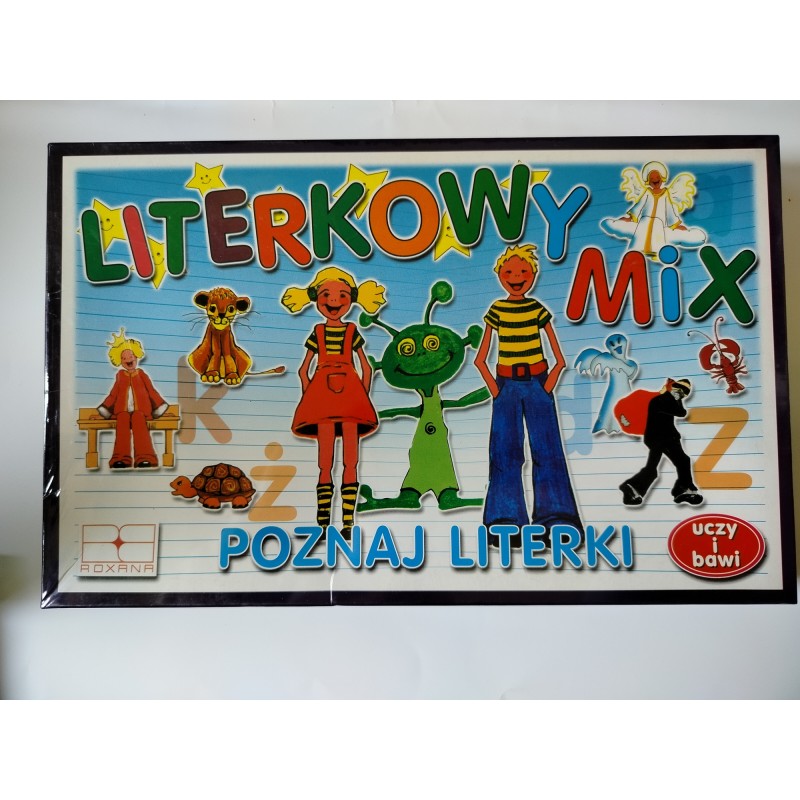 Gra Edukacyjna Literkowy Mix 66 el. Roxana