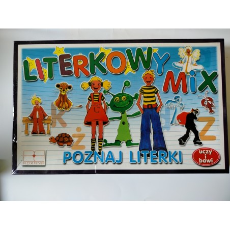 Gra Edukacyjna Literkowy Mix 66 el. Roxana