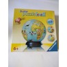 Puzzle 3D Junior Puzzleball Mapa Świata Kulista 96 el. 11 391 0