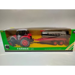 Zabawka Traktor z Przyczepą Asenizacyjną 955-21