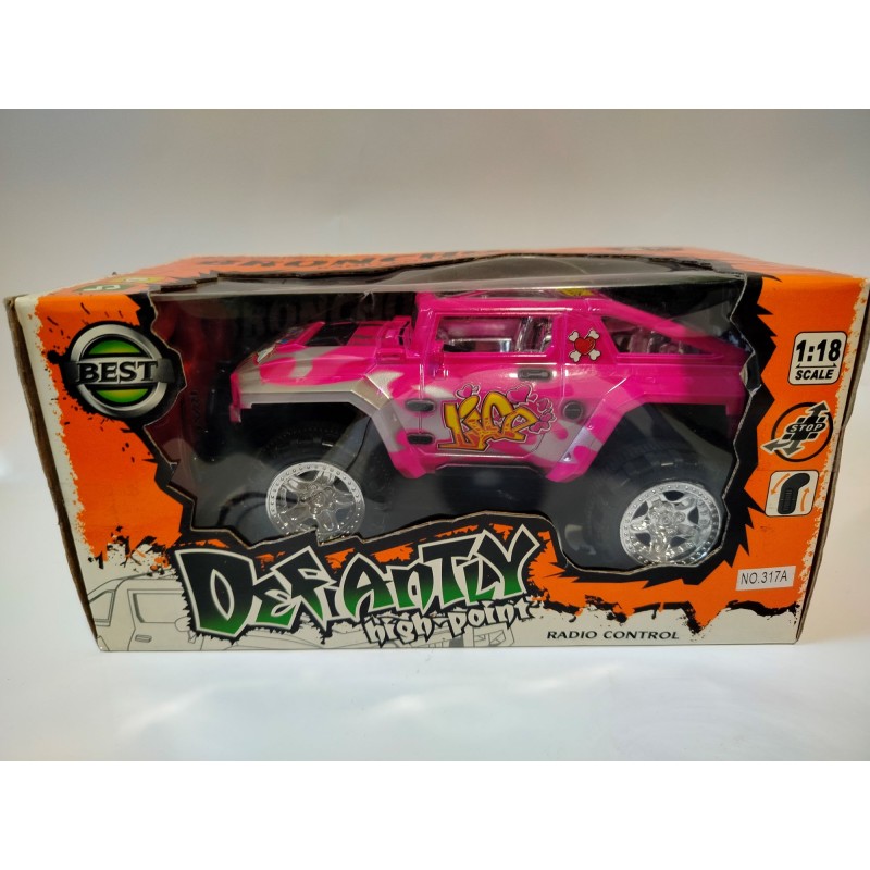 Zdalnie Sterowany Jeep Różowy 1:18 317A