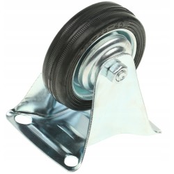Koło stałe do wózka T510075 75 mm czarne
