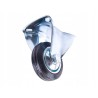 KÓŁKO STAŁE METALOWO GUMOWE DO WÓZKA 80MM 510085