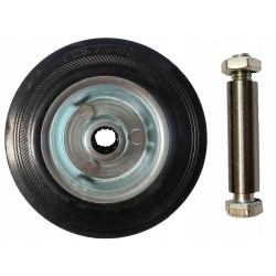 Koło obrotowe fi 125 mm pełne kółko 470125