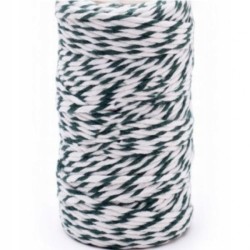 Sznurek bawełniany biało-kolor 100g/70m