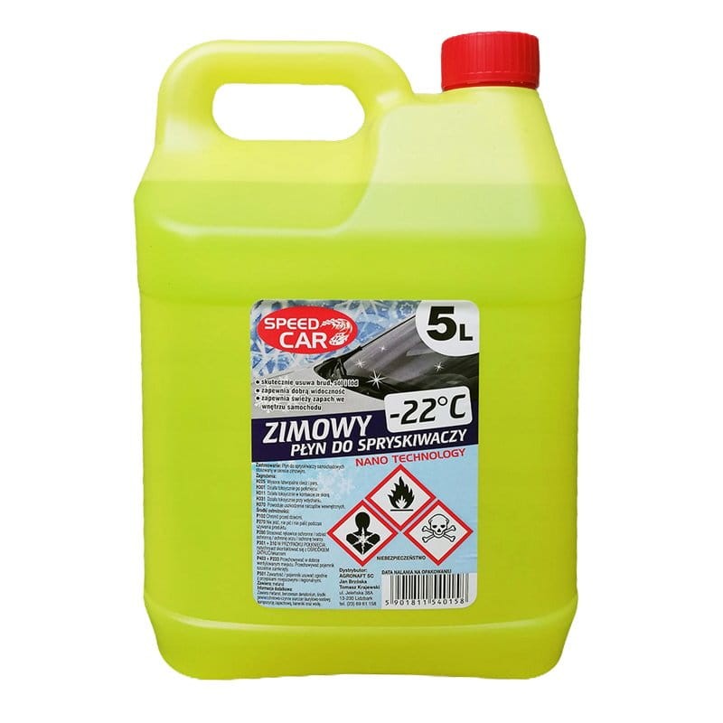 Płyn do spryskiwaczy zimowy 5L - 22C metanol