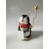 Figurka Bożonarodzeniowa Pingwinek z Choinką 19cm LED