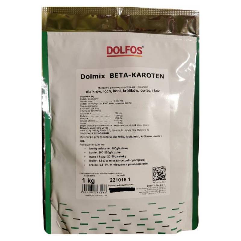 Dolmix Beta Karoten 1kg Dolfos