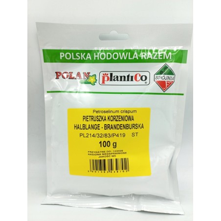 Pietruszka Korzeniowa Halblange Brandenburska 100g Plantico