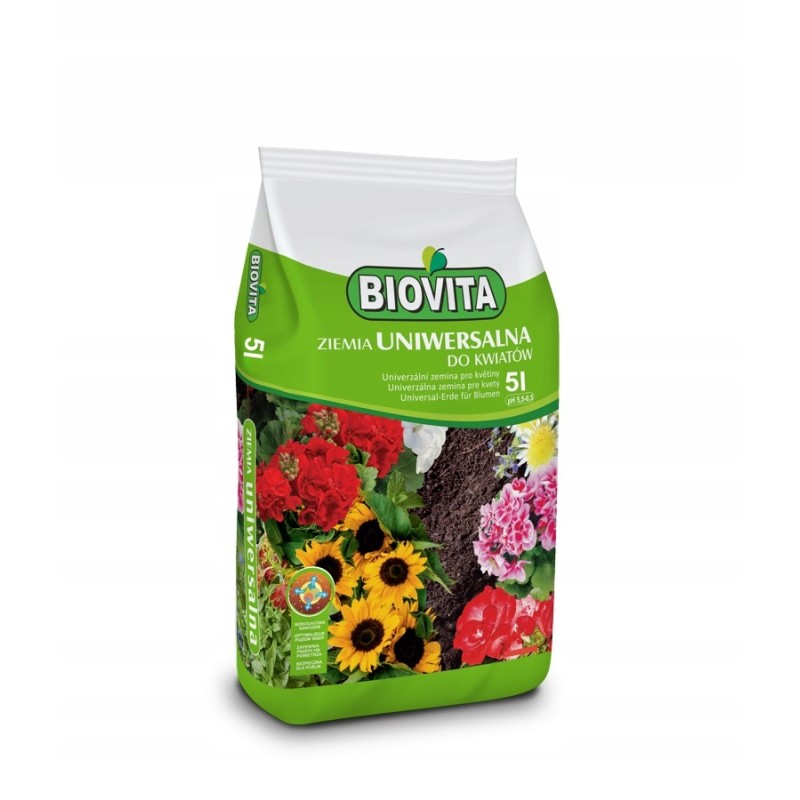 Ziemia Uniwersalna do Kwiatów 5L Biovita