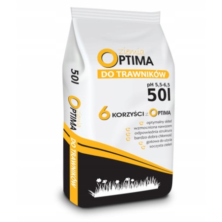 Ziemia Optima do Trawników 5,5-6,5 pH 50L Biovita