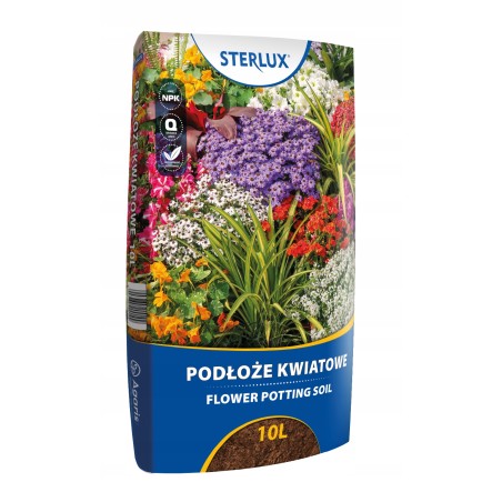 Podłoże Kwiatowe 10L STERLUX