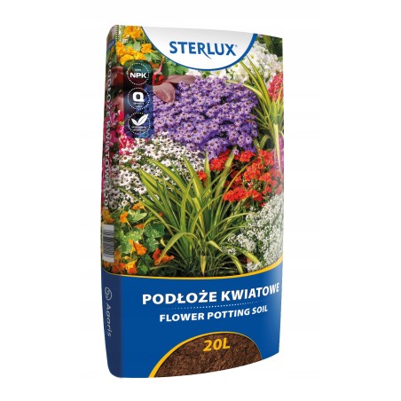 Podłoże Kwiatowe 20L STERLUX