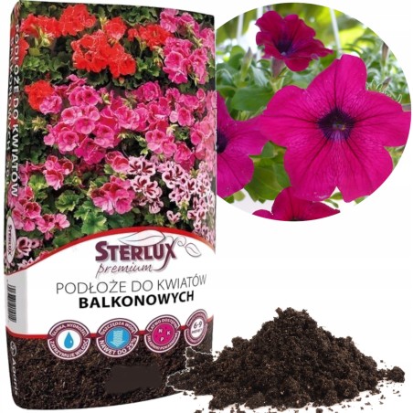 Podłoże do kwiatów balkonowych 50L Sterlux