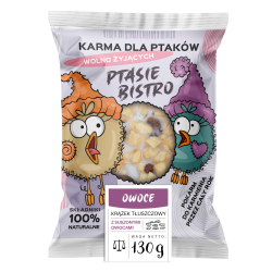 Ptasie Bistro - Krążek tłuszczowy z owocami