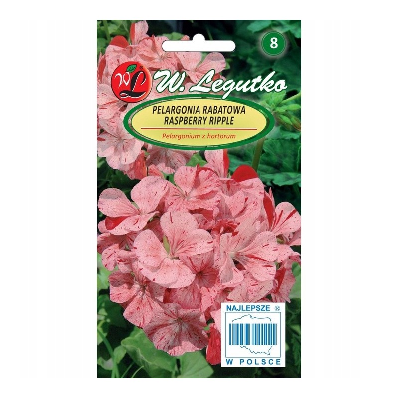 Pelargonia Rabatowa Raspberry Ripple 0,04g W. Legutko