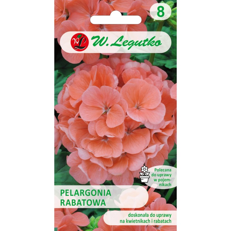 Pelargonia rabatowa Gama F1 0,05g W. Legutko