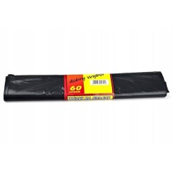 Worki na Śmieci Czarne 60L 10 szt. Folipak