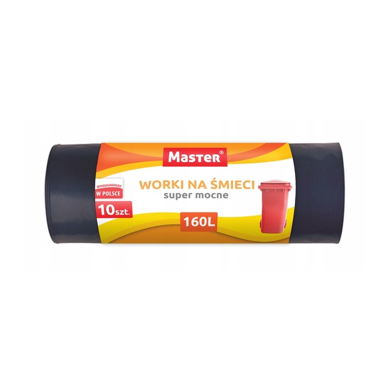 Worki na Śmieci Super Mocne 160L 10 szt. Master