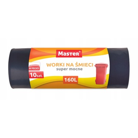 Worki na Śmieci Super Mocne 160L 10 szt. Master