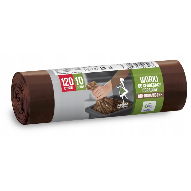 Worki do Segregacji Bio Odpadów 120L 10 szt. Anna Zaradna