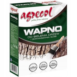 Wapno do Bielenia Drzew i Odkwaszania Gleb 1,2kg AGRECOL