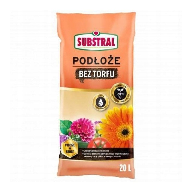 Podłoże Uniwersalne bez Torfu 20L Substral