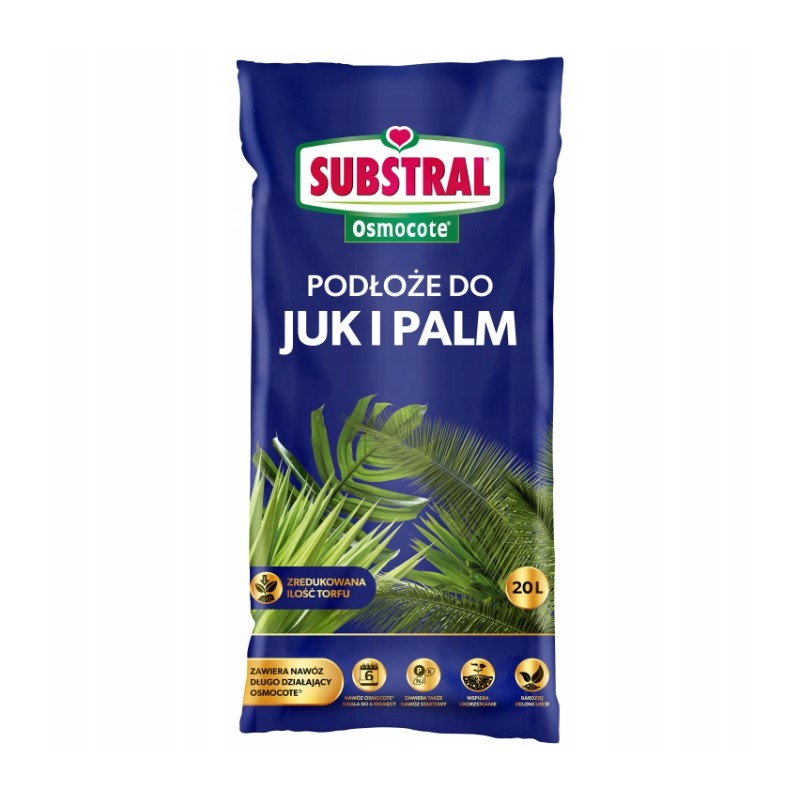 Podłoże do Juk i Palm 20L z Nawozem Osmocote Substral