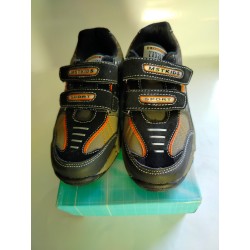 Buty Dziecięce Półbuty Czarno-Pomarańczowe roz. 29 LT-019D MST Kids