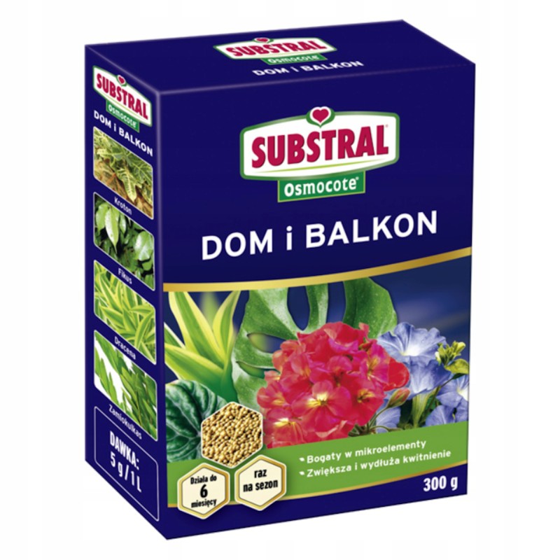 Nawóz Rośliny Domowe i Balkonowe 300g Osmocote Substral