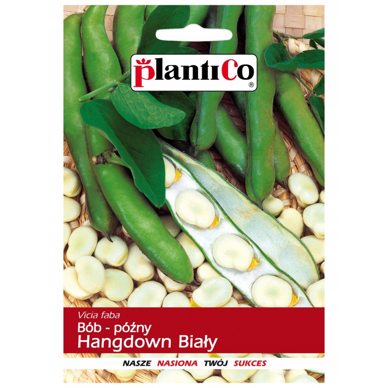 Bób Późny Hangdown Biały 50g Plantico