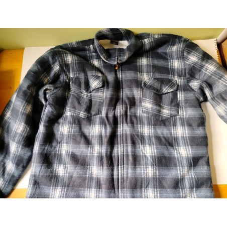 Koszula z kożuszkiem w kratkę 2XL