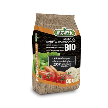 Ziemia do Warzyw i Pomidorów BIO 80L 42 sztuki