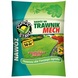 Nawóz na trawnik-mech 2kg Ogród Start