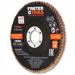 Dysk listkowy 125/40 gr. 1292 FASTERTOOLS