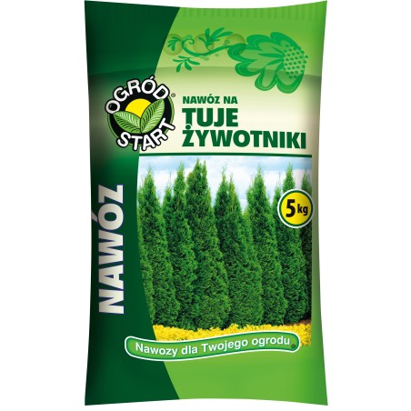 Nawóz na tuje i żywotniki 5kg Ogród Start