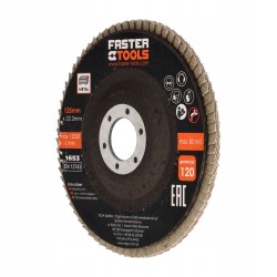 Dysk listkowy 125/120 gr. 1653 FASTERTOOLS