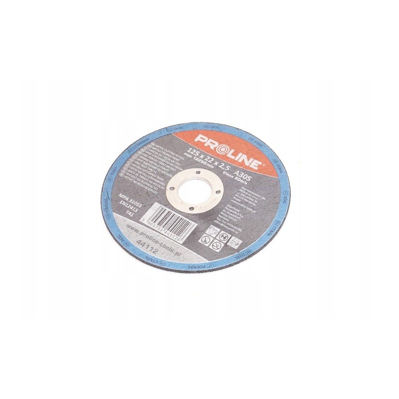 Tarcza do Cięcia Metali Płaska T41 125x2,5mm