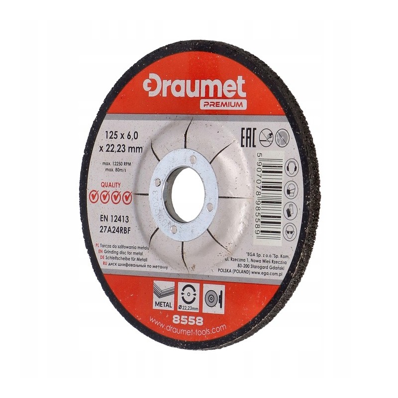 Tarcza do szlifowanie metalu 125x6